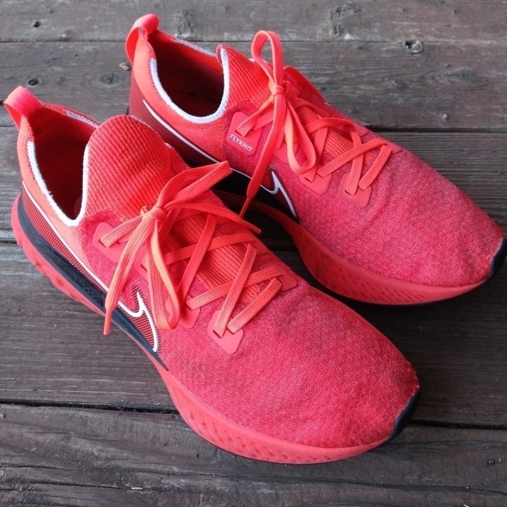 Nike React Infinity Run Flyknit CD4371-600 Red Bla